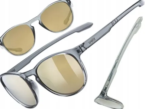 Okulary rowerowe UVEX LGL 53 smoke (mirror gold) S3