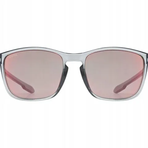 Okulary rowerowe Uvex LGL 52 smoke transparent SZYBA mirror red + ETUI