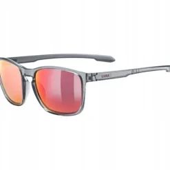 Okulary rowerowe Uvex LGL 52 smoke transparent SZYBA mirror red + ETUI