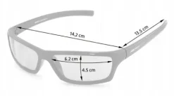 OKULARY SPORTOWE POLARYZACYJNE ARCTICA S-355 Z BOCZNYMI OSŁONAMI UV400
