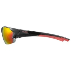 Okulary Uvex Blaze III Black Mat Red
