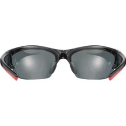 Okulary Uvex Blaze III Black Mat Red