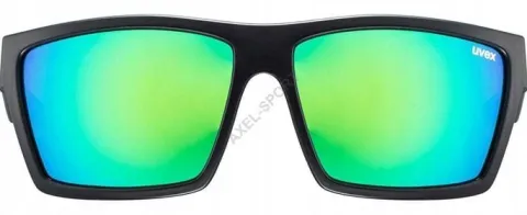 Okulary Uvex LGL 29 black mat mirror green S3