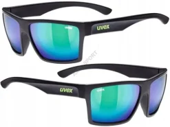 Okulary Uvex LGL 29 black mat mirror green S3