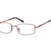 Okulary zerówki Oprawki KOREKCYJNE Optyczne SUNOPTIC Męskie/Damskie RED