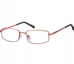 Okulary zerówki Oprawki KOREKCYJNE Optyczne SUNOPTIC Męskie/Damskie RED