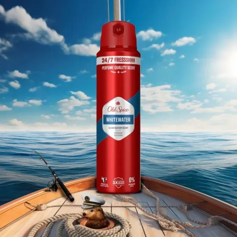 Old Spice Whitewater Dezodorant męski w sprayu, 6 x 150ml, 24h świeżości
