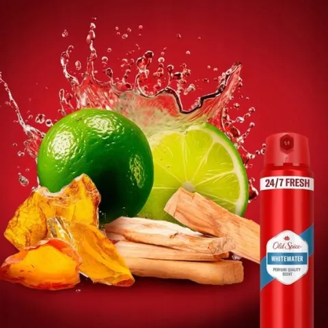 Old Spice Whitewater Dezodorant męski w sprayu, 6 x 150ml, 24h świeżości