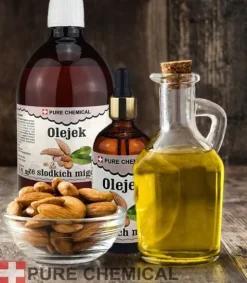 OLEJ MIGDAŁOWY ZE SŁODKICH MIGDAŁÓW + DOZOWNIK 1 litr