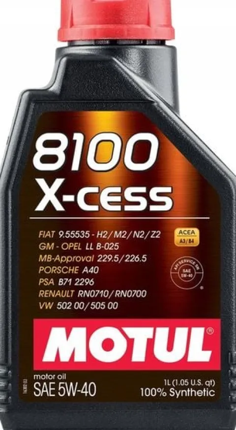 OLEJ MOTUL 5W/40 8100 X-CESS 1L MOTUL