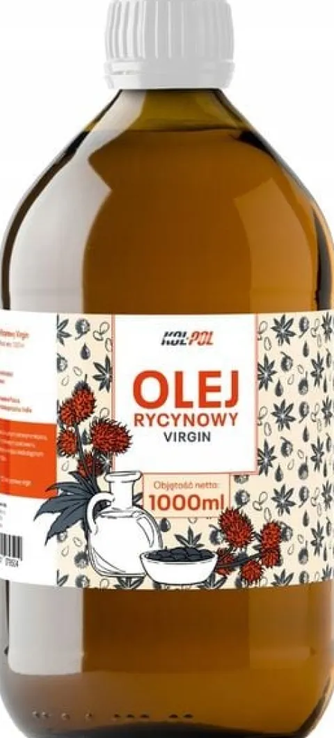 OLEJ RYCYNOWY 1L Nierafinowany Naturalny Tłoczony na zimno 1000 ml Kol-Pol