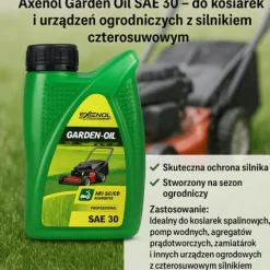 OLEJ SILNIKOWY DO KOSIARKI SPALINOWEJ 4-S 600ML AXENOL SAE30