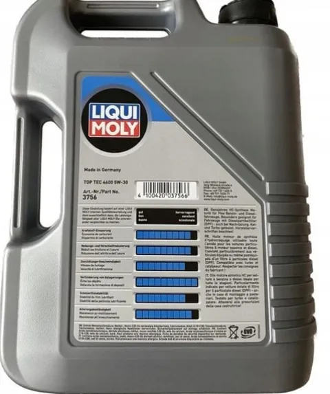 OLEJ SILNIKOWY LIQUI MOLY TOP TEC 4600 5W30 5L