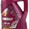 Olej 5W-30 5 Litrów Syntetyczny Mannol Energy 5L silnik Benzyna Diesel