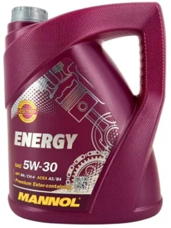 Olej 5W-30 5 Litrów Syntetyczny Mannol Energy 5L silnik Benzyna Diesel