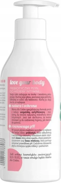 ONLYBIO LOVE YOUR BODY EVERYDAY PŁYN DO HIGIENY INTYMNEJ PREBIOTYCZNY 250ML