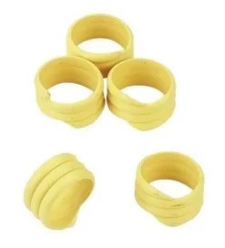 Opaska spiralna dla drobiu, 16 mm, żółta, 20 szt., Kerbl