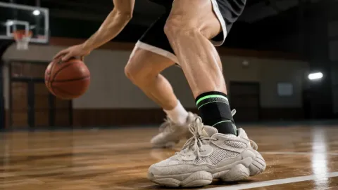 Opaska stabilizator ściągacz na stopę kostkę orteza stopy sportowa z taśmą