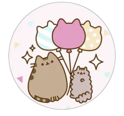 Opłatek na tort Pusheen