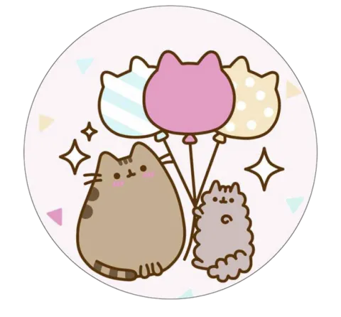 Opłatek na tort Pusheen