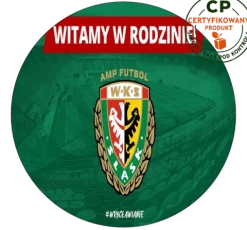 Opłatek na tort WKS Śląsk Wrocław