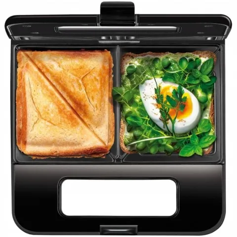 Opiekacz do kanapek toster panini sandwich elektryczny czarny MPM MOP-48M
