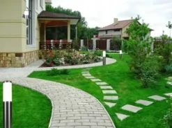 Oprawa elewacyjna kinkiet 1xE27 srebrna LEVRO