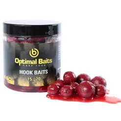 Optimal Baits Kulki proteinowe haczykowe PIKANTNA KIEŁBASA 15-20mm