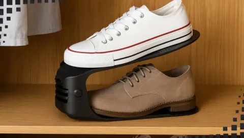 Organizer na buty obuwie uchwyt półka do szafy garderoby uchwyt stojak