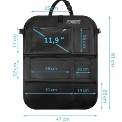 Organizer samochodowy na siedzenie ze stolikiem Humberg HM-993