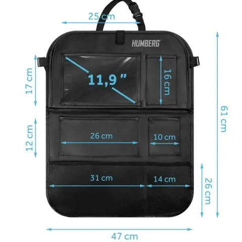 Organizer samochodowy na siedzenie ze stolikiem Humberg HM-993