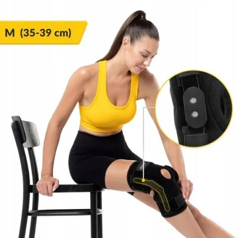 ORTEZA STABILIZATOR NA KOLANO OPASKA ORTOPEDYCZNA STABILIZUJĄCA RZEPKĘ M