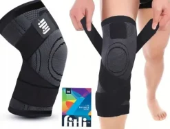 ORTEZA STAWU KOLANOWEGO RZEPKI Stabilizator OPASKA NA KOLANO ELASTYCZNA