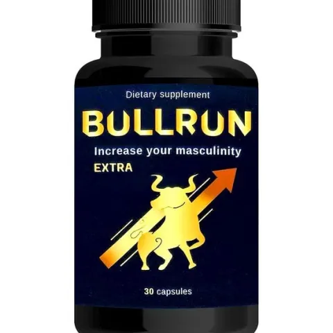ORYG BULLRUN EXTRA SUPLEMENT MĘŻCZYZN WSPOMAGA WYTRYSK POTENCJE EREKCJE 30T