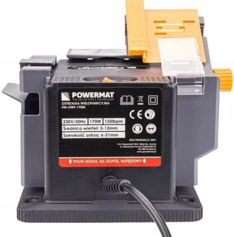 OSTRZAŁKA WIELOFUNKCYJNA DO NOŻY DŁUT WIERTEŁ 170W PM-OWF-170M
