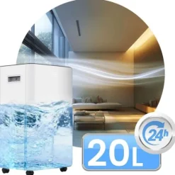 Osuszacz powietrza kompresorowy - pochłaniacz wilgoci 20l/24h higrostat Berdsen BD-532 biały