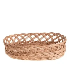 Owalna taca wiklinowa na chleb 38x29 H11 cm