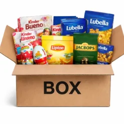 Paczka niespodzianka BOX z słodyczami +30% wiecej produktów
