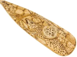 Pagaj John Paddle Beavertail Ozdoba Wypalany 110 cm - Fishing Time 110 cm