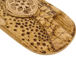 Pagaj John Paddle Beavertail Ozdoba Wypalany 110 cm - Fishing Time 110 cm
