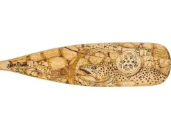 Pagaj John Paddle Beavertail Ozdoba Wypalany 110 cm - Fishing Time 110 cm