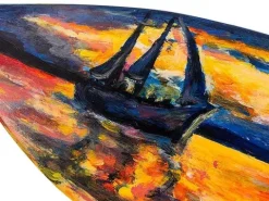 Pagaj John Paddle Ozdoba Malowany Obraz Statek 110 cm - Sailboat 110 cm