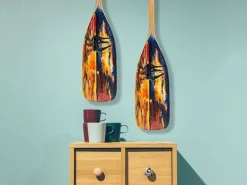 Pagaj John Paddle Ozdoba Malowany Obraz Statek 110 cm - Sailboat 110 cm