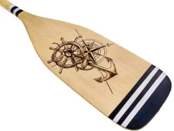 Pagaj John Paddle Ozdoba Wypalany Malowany 110 cm - Sailing 110 cm