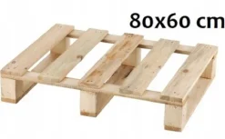 Paleta 80x60 drewniana do transportu nowa półpaleta połówka palety