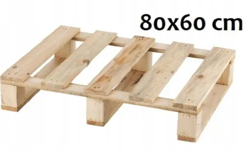 Paleta 80x60 drewniana do transportu nowa półpaleta połówka palety