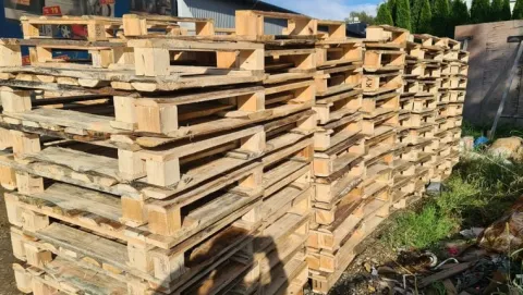 Paleta 80x60 drewniana do transportu nowa półpaleta połówka palety