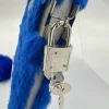 PAMIĘTNIK PLUSZOWY STICH Paso Lilo i Stitch Disney niebieski z kłódką