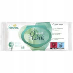 PAMPERS Harmonie AQUA Chusteczki nawilżane dla dzieci op. 9x48 szt