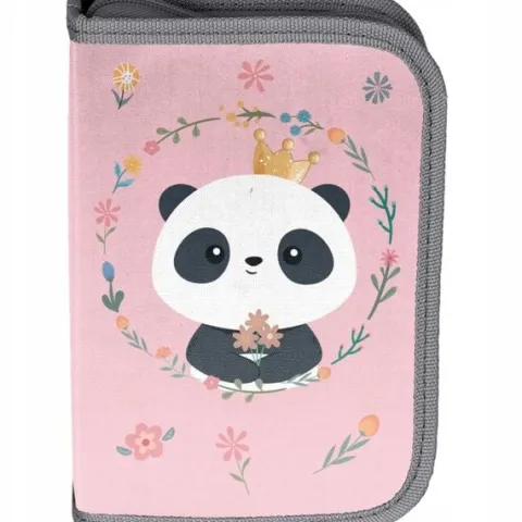 PANDA SZKOLNY TORNISTER ZESTAW 5w1 DLA DZIEWCZYNEK MIŚ PANDA PASO